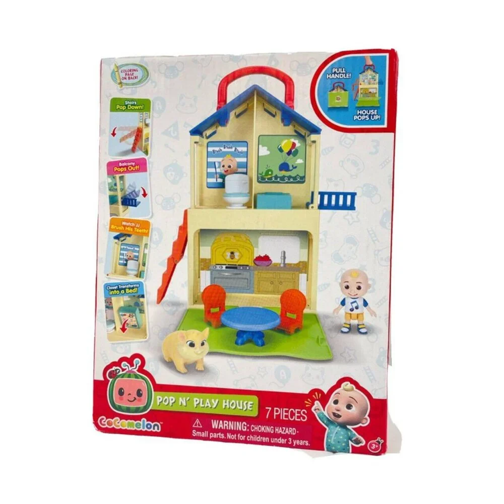 Cocomelon Pop n’ Play House Playset 7pc